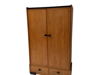 Art Deco Modernist Armoire or Wardrobe by Jan Brunott, 1920s